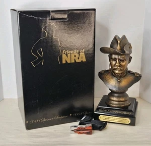 Colonel Theodore Roosevelt Friends of NRA 2008 Sponsor Bust Statue Sculpture - Picture 1 of 11
