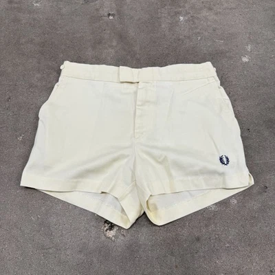 PANTALONES CORTOS CHINOS FRED PERRY VINTAGE AÑOS 60 BORDADO LOGO GARRA CREMALLERA 30 (ETIQUETA 32) Foto 1 de 4