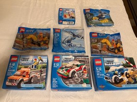 LEGO CITY Lot of 8 sets! NEW Sealed.  4436 60053 60054 30312 30222 8398 30311