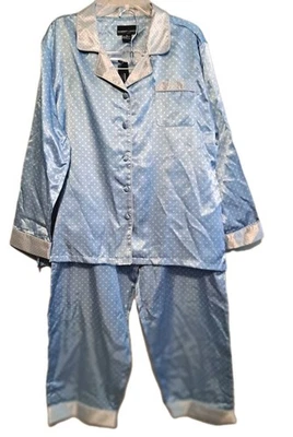 Robert Louis Mujer Pijama XL Azul Lunares Ropa para Dormir Salón Acogedor  Foto 1 de 4