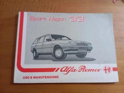 Libretto Uso E Manutenzione Alfa Romeo 33 Sportwagon anno 1989 - Immagine 1 di 4