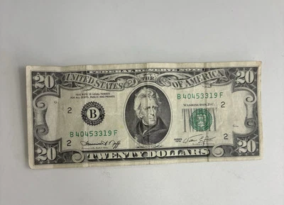 Series 1974 $20 Twenty Dollar Bill Vintage Hard to Find-Message for frame option - Image 1 of 3
