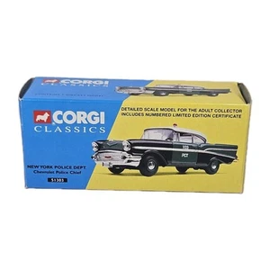 Corgi Classics 1/43 51303 Chevrolet Police Chief - New York Diecast Car Boxed - Picture 1 of 9
