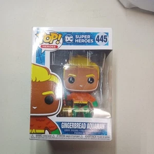 DC Comics - Gingerbread Aquaman Pop! Vinyl Figure #445 - Picture 1 of 6