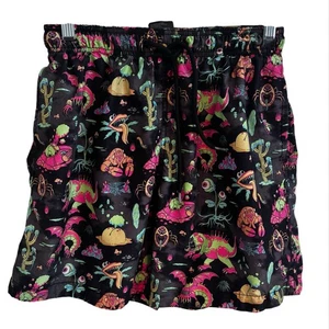 H&M Rick & Morty Swim Trunks Shorts Mens Medium Small Network Swimwear Surfing - Picture 1 of 5