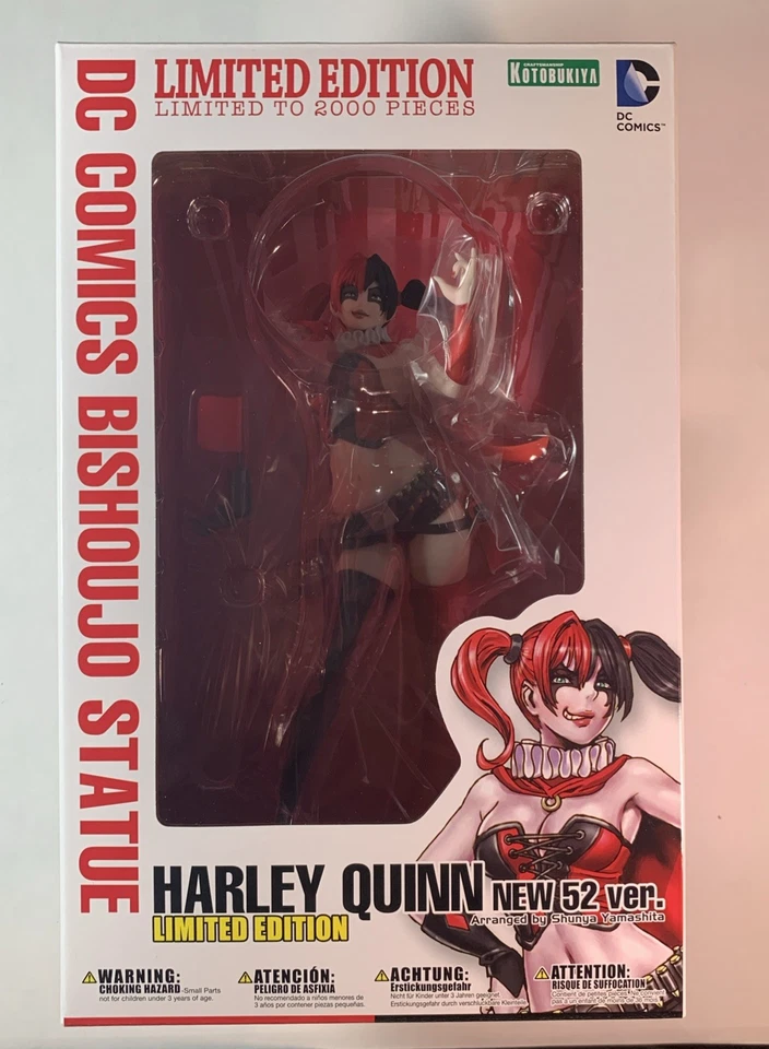 Harley Quinn Bishoujo Statue New 52 Limited NYCC Kotobukiya DC Comics NEW - Image 1 of 4