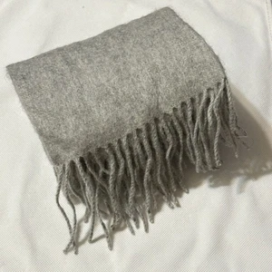 Regina Schrecker Free Time Gray Felted Cashmere Wool Blend Long Rectangle Scarf - Picture 1 of 6