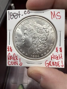 1884-CC PRISTINE GEM BU MS MORGAN SILVER DOLLAR ⭐️FROM COLLECTION⭐️ - Picture 1 of 8