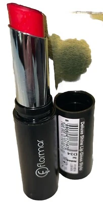 Tube Flormar Cosmetics Deluxe Shine Gloss Stylo Lippenstift D34 absolut rot - Bild 1 von 4