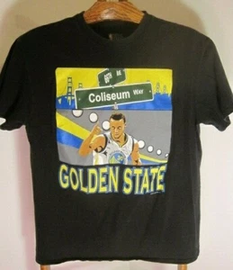 Maglietta Golden State Warriors Steph Curry NBA Basketball Coliseum Way taglia M uomo - Foto 1 di 4