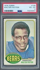 1976 Topps Rookie Walter Payton Bears PSA 4 Card No #148