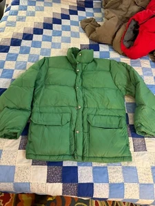 RARE Green The North Face Small Sierra Vintage Down Jacket Puffer Nuptse USA - Picture 1 of 8