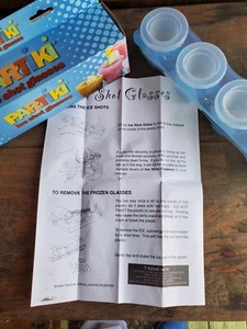 PARTIKI Ice Shot Glasses. Makes 4 Ice Shots! - Picture 1 of 11