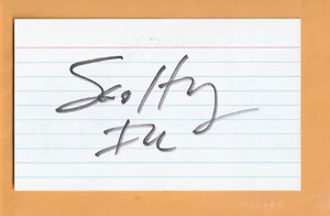 Tarjeta 3x5 firmada por Scott May Indiana Hoosiers 1976 campeones de la NCAA - Imagen 1 de 2