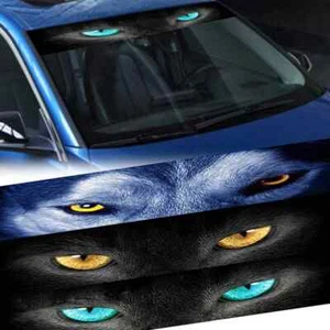 130cm Wolf Creative 3D Stereo Cartoon Decals Auto Front Windshield Sticker - Bild 1 von 11