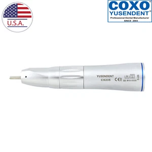 Pieza de mano nariz recta de velocidad lenta dental COXO 1:1 refrigeración interna 2B tipo E - Imagen 1 de 10