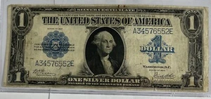 1923 $1 Silver certificate decent (#2015) no holes. Little staining. - Picture 1 of 2
