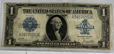 1923 $1 Silver certificate decent (#2015) no holes. Little staining. - Image 1 of 2
