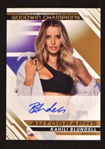 2022 UD Goodwin Champions Auto #A-BL Kahili Blundell - UFC Girl