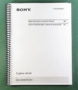 Sony DSC-HX400 Basic Instruction Manual: 37 Pages & Protective Covers! - Picture 1 of 1