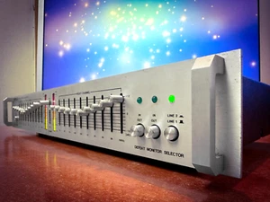 Lenco Silver 🌈RaRe🌈 Equalizzatore grafico stereo vintage - Foto 1 di 4