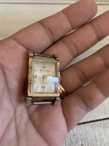 Vintage Bulova 17 Jewels Wind Up Watch 10k RGP Read  - Picture 1 of 10