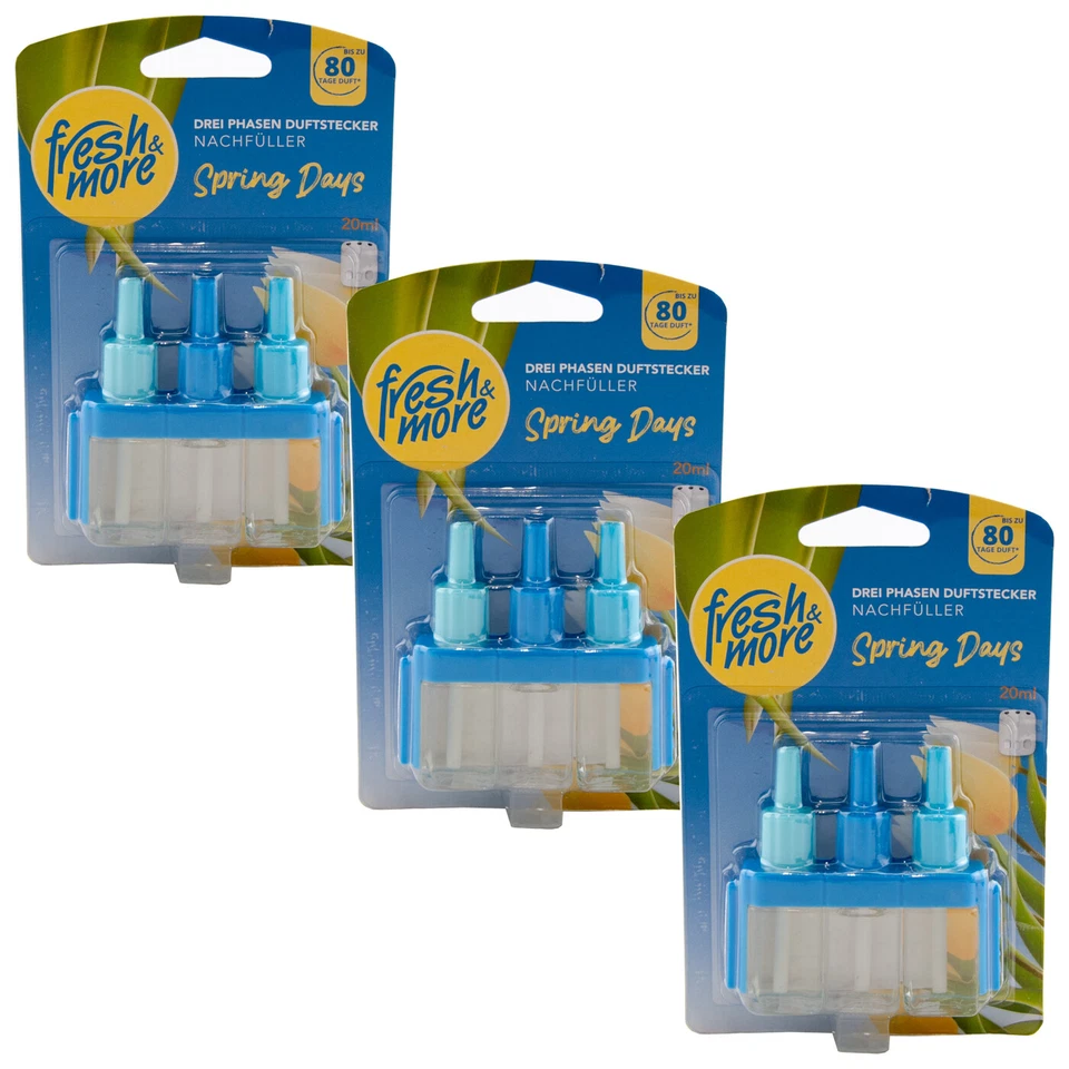 fresh & more 3 Phasen Nachfüller SPRING DAYS 1 x 20ml für 3Volution Stecker