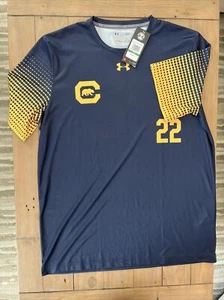 Under Armour California Cal Golden Bears SS Training Shirt Men's L Navy 1310069 - Picture 1 of 2