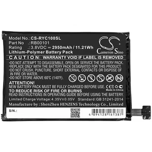 Batterie 2950mAh type RB00101 pour Ray Enterprises RC100 Super Remote - Photo 1 sur 4