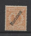 Germany colonies 1900 MARIANA ISLANDS  25 Pf. early issue mint* signed, $ 120.00