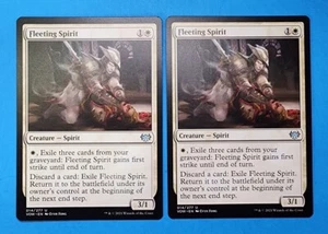 2x Fleeting Spirit Crimson Vow Mtg Magic Card Creature Spirit White Plains 14  - Picture 1 of 2