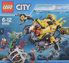 2 Sets: LEGO City Deep Sea Submarine (60092) & LEGO City 60090 Diver and Octopus