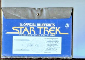 STAR TREK THE MOTION PICTURE U.S.S. ENTERPRISE BLUEPRINT SET ALL 14 PRINTS - Picture 1 of 2