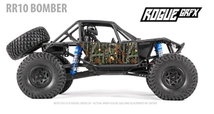 Axial RR10 Bomber Body Graphic Wrap Skin- Mossy Camp - Picture 1 of 2