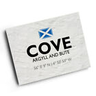 A3 Print - Cove, Argyll And Bute, Scotland - Lat/Long Ns2282