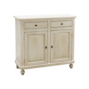 CREDENZA IN LEGNO, COLORE BIANCO ANTICATO, 105X45X98 H - Foto 1 di 1