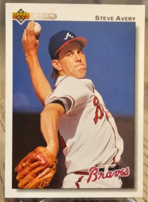 1992 Upper Deck Steve Avery #475 Atlanta Braves - Image 1 of 2