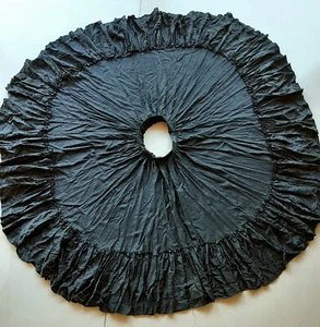 Handarbeit Theater Fundus UNIKAT langer Rock schwarz S 36 38 Gothic Reifrock - Bild 1 von 8