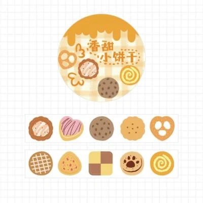 100pcs/Roll Kawaii Animals Fruits Washi Tape Planner Journal Seal Decor Stickers - Image 1 of 4