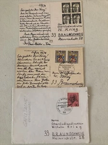 Sammlung ausländischer Briefe ganz Deutschland alle adressiert einige Karten - Bild 1 von 10