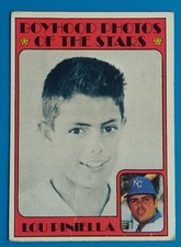 1972 Topps- Boyhood Photos Of The Stars #491 Lou Piniella