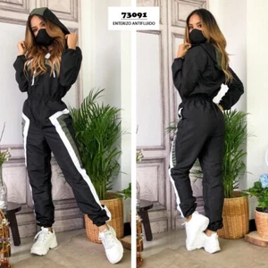 Women's Jumpsuits Leggings  Bodysuit Negro Tela antifluido Ref.73091 Overalls - Picture 1 of 1