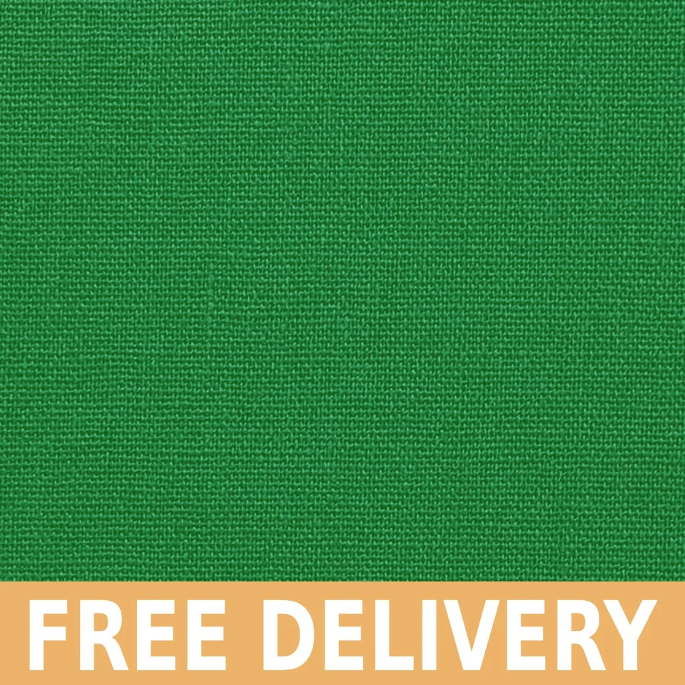 Tela de mezcla de lino verde Kelly vendida por yarda/más estilo #67N - ¡Envío gratuito! Foto 1 de 1