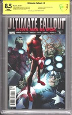 Ultimate Fallout #4 CBCS 8.5 (2011) Signed by Brian M Bendis - Miles Morales