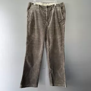 Vintage Polo Ralph Lauren Mens Corduroy Pants Beige Sz 36x32 Straight Leg Casual - Picture 1 of 8