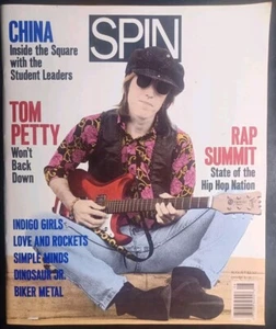 1989 SPIN TOM PETTY ON COVER INDIGO GIRLS LOVE AND ROCKETS SIMPLE MINDS 05477 - Foto 1 di 24