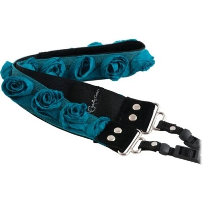 New Capturing Couture Organza SLR/DSLR Camera Strap (Turquoise, 1.5") #14861 - Image 1 of 2