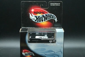 Hot Wheels 100% Black Box '57 Ford Fairlane Convertible schwarz Pt22 - Bild 1 von 4