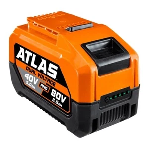 New ATLAS 80V 2.5 Ah and 40V 5.0 Ah Lithium-Ion Battery/FREE SHIP - Picture 1 of 3