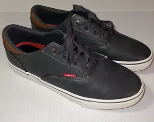 Tenis para hombre Levis Comfort talla 8,5 gris bronceado cuero sintético 51822010G nuevas sin etiquetas - Imagen 1 de 10